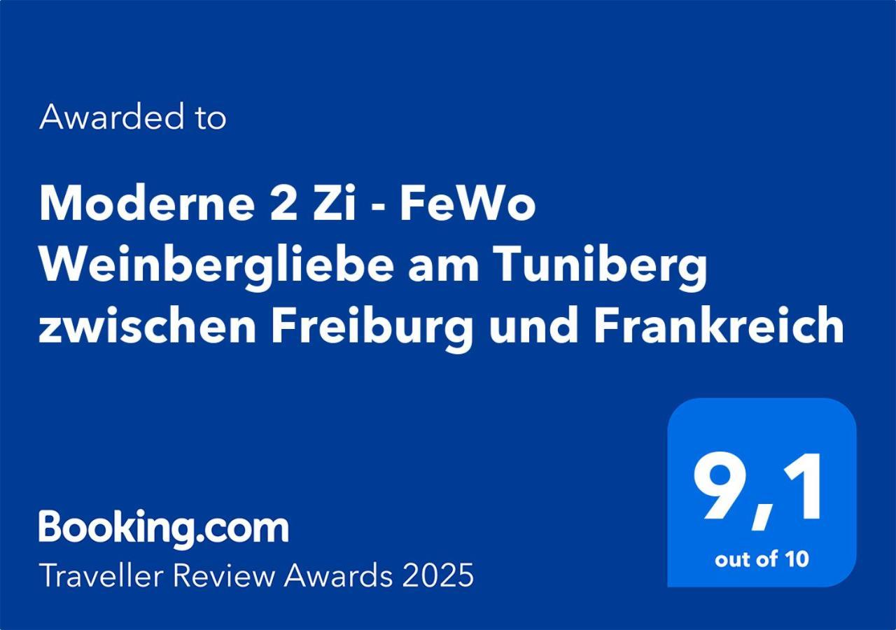 Apartment Moderne 2 Zi - Weinbergliebe Am Tuniberg Zwischen Freiburg Und Frankreich *
